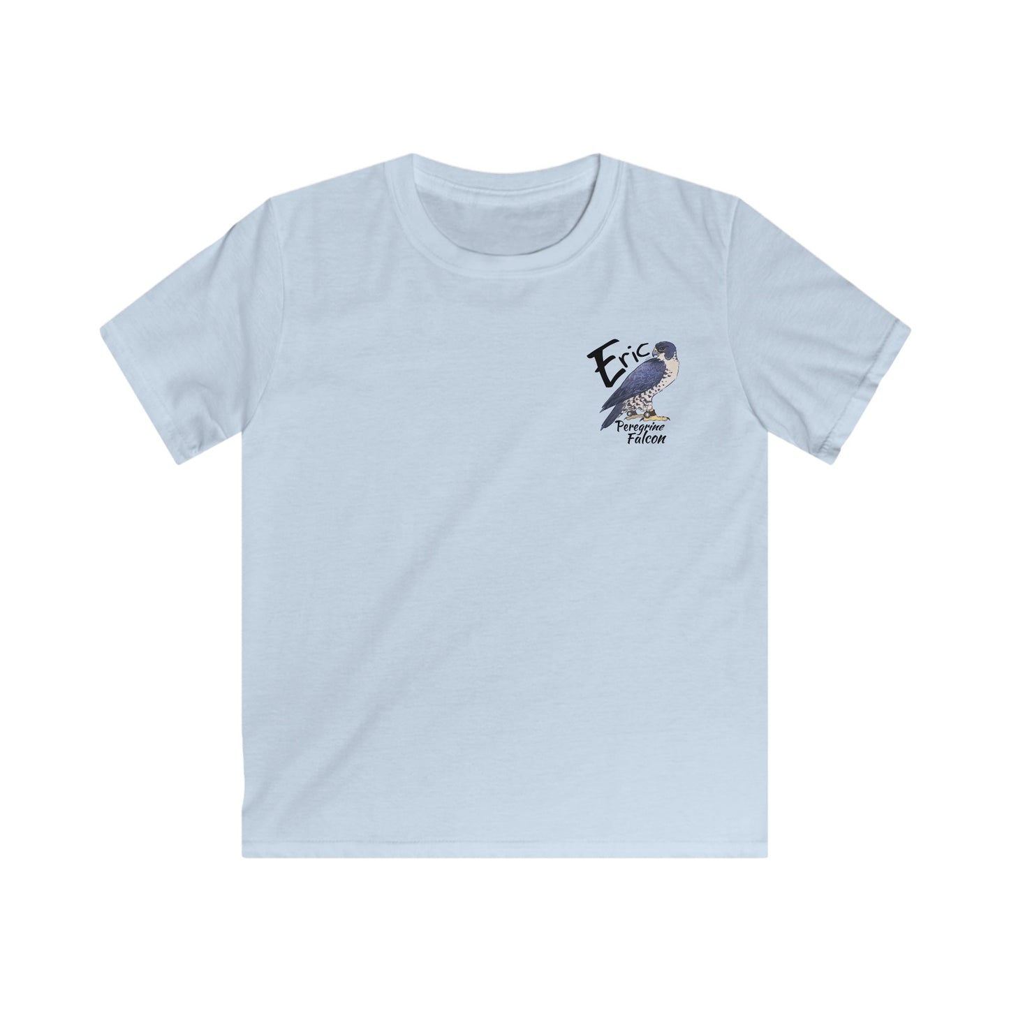 Kids Softstyle Tee - Eric the Peregrine Falcon